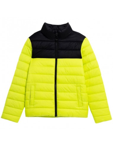 4F Παιδικό Καπιτονέ Μπουφάν Κοντό Κίτρινο 4FJSS23TDJAM077-45S