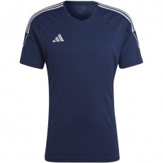Adidas Tiro 23 League Αθλητικό Ανδρικό T-shirt Navy Μπλε με Λογότυπο HR4608