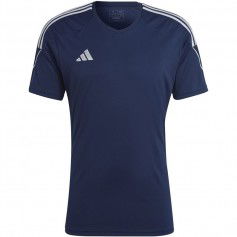 Adidas Tiro 23 League Αθλητικό Ανδρικό T-shirt Navy Μπλε με Λογότυπο HR4608