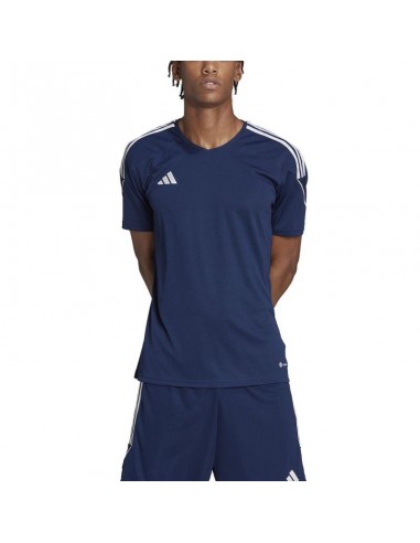 Adidas Tiro 23 League Αθλητικό Ανδρικό T-shirt Navy Μπλε με Λογότυπο HR4608