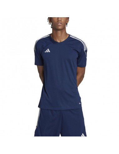 Adidas Tiro 23 League Αθλητικό Ανδρικό T-shirt Navy Μπλε με Λογότυπο HR4608