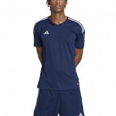 Adidas Tiro 23 League Αθλητικό Ανδρικό T-shirt Navy Μπλε με Λογότυπο HR4608