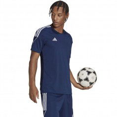 Adidas Tiro 23 League Αθλητικό Ανδρικό T-shirt Navy Μπλε με Λογότυπο HR4608