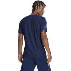 Adidas Tiro 23 League Αθλητικό Ανδρικό T-shirt Navy Μπλε με Λογότυπο HR4608