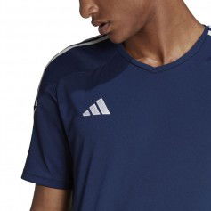 Adidas Tiro 23 League Αθλητικό Ανδρικό T-shirt Navy Μπλε με Λογότυπο HR4608