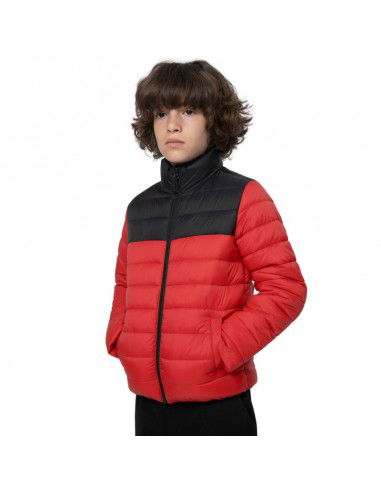 4F Παιδικό Καπιτονέ Μπουφάν Κοντό Κόκκινο 4FJSS23TDJAM077-62S