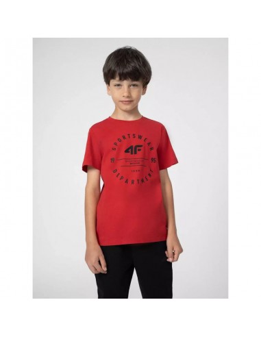 4F Παιδικό T-shirt Κόκκινο 4FJSS23TTSHM294-62S