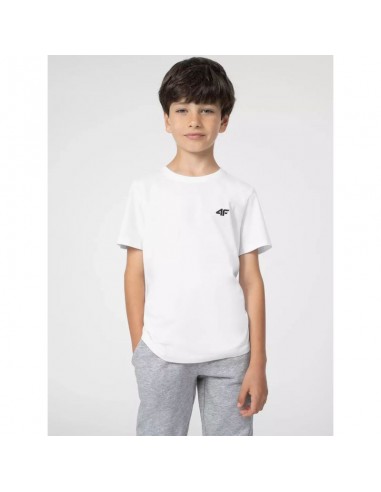 4F Παιδικό T-shirt Λευκό 4FJSS23TTSHM291-10S
