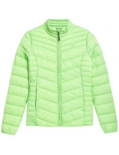 4F Κοντό Γυναικείο Puffer Μπουφάν για Χειμώνα Πράσινο 4FFSS23TDJAF094-41S