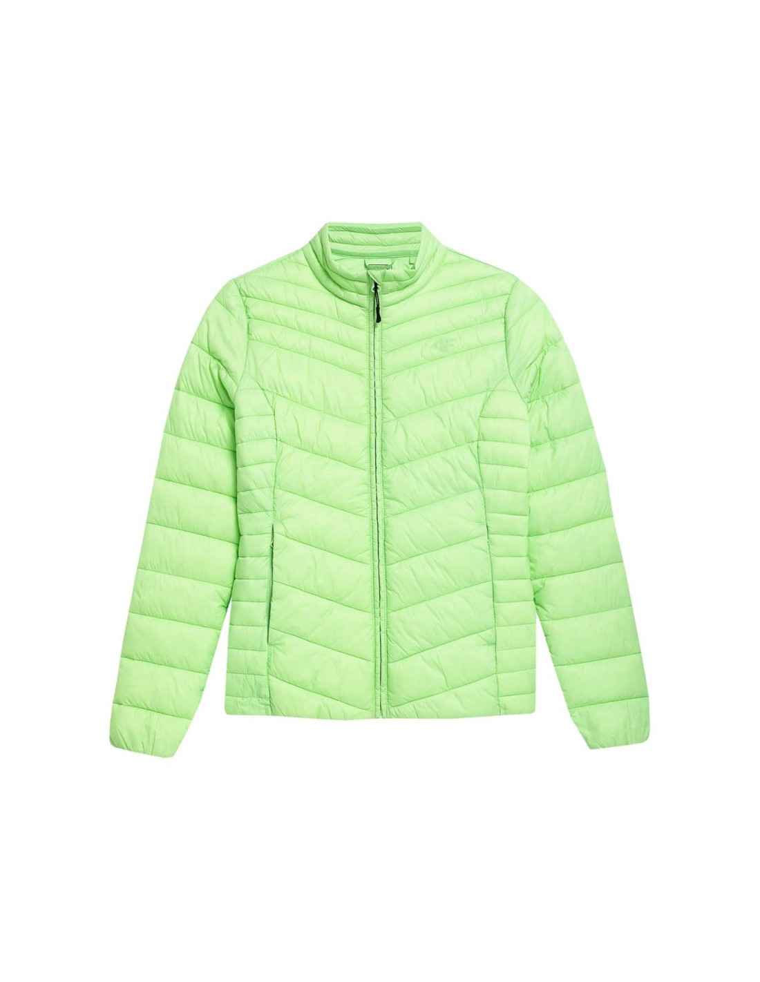 4F Κοντό Γυναικείο Puffer Μπουφάν για Χειμώνα Πράσινο 4FFSS23TDJAF094-41S