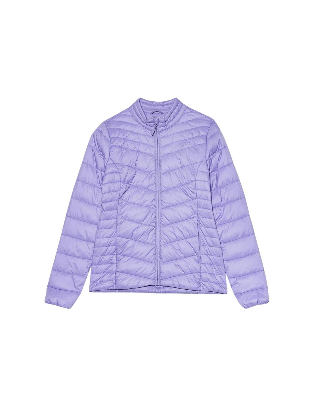 4F 4F Κοντό Γυναικείο Αμάνικο Puffer Μπουφάν για Χειμώνα Μωβ 4FSS23TDJAF092-52S