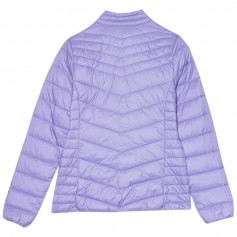 4F Κοντό Γυναικείο Αμάνικο Puffer Μπουφάν για Χειμώνα Μωβ 4FSS23TDJAF092-52S