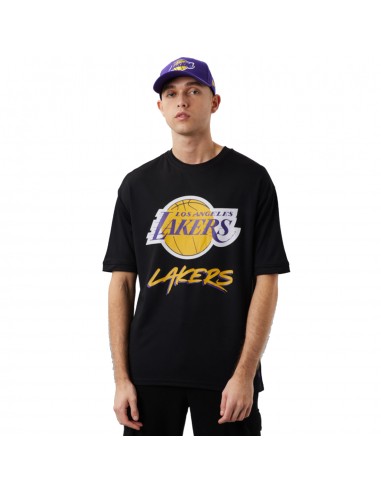 New Era NBA Script Mesh Αθλητικό Ανδρικό T-shirt Μαύρο με Στάμπα 60284737