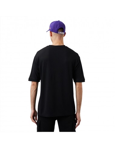 New Era NBA Script Mesh Αθλητικό Ανδρικό T-shirt Μαύρο με Στάμπα 60284737