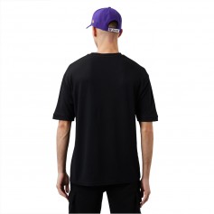 New Era NBA Script Mesh Αθλητικό Ανδρικό T-shirt Μαύρο με Στάμπα 60284737