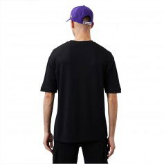 New Era NBA Script Mesh Αθλητικό Ανδρικό T-shirt Μαύρο με Στάμπα 60284737