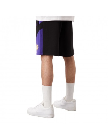 New era NBA Team Logo Los Angeles Lakers Shorts Black