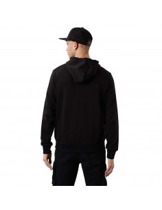 New Era Los Angeles Dodgers League Essential Ανδρική Φούτερ Ζακέτα με Κουκούλα και Τσέπες Μαύρη 60284775 2