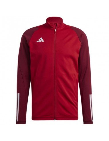 Adidas Tiro 23 Ανδρική Ζακέτα με Φερμουάρ Κόκκινη HE5650