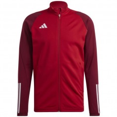 Adidas Tiro 23 Ανδρική Ζακέτα με Φερμουάρ Κόκκινη HE5650
