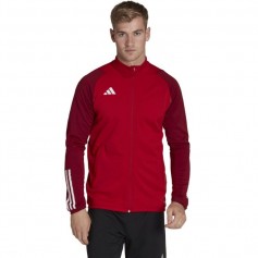 Adidas Tiro 23 Ανδρική Ζακέτα με Φερμουάρ Κόκκινη HE5650