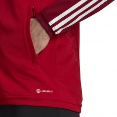 Adidas Tiro 23 Ανδρική Ζακέτα με Φερμουάρ Κόκκινη HE5650