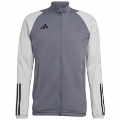 Adidas Tiro 23 Competition Ανδρική Ζακέτα με Φερμουάρ Γκρι HP1908