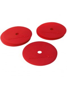 Yakimasport Sport Flat Fields Κώνοι 10τμχ σε Κόκκινο Χρώμα 100584