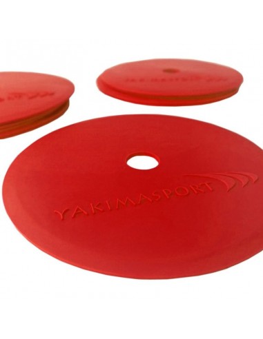 Yakimasport Sport Flat Fields Κώνοι 10τμχ σε Κόκκινο Χρώμα 100584