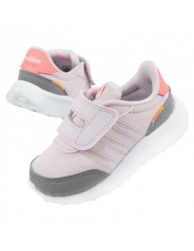 Adidas Παιδικά Sneakers με Σκρατς Almost Pink / Silver Metallic / Grey Three GW0324