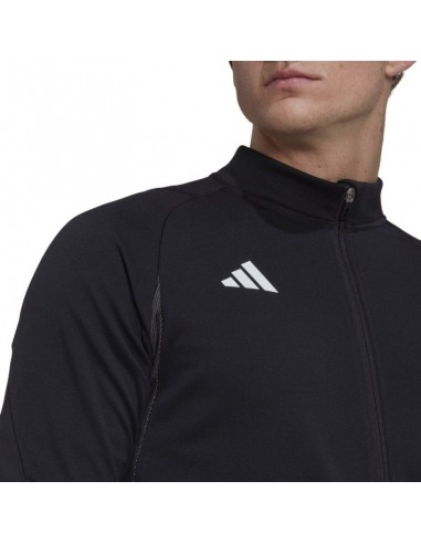 Adidas Tiro 23 Ανδρική Ζακέτα με Φερμουάρ Μαύρη HK7648