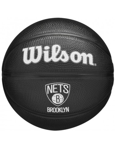 Wilson Team Tribute Mini Μπάλα Μπάσκετ Outdoor WZ4017604XB Brooklyn Nets