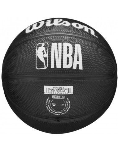 Wilson Team Tribute Mini Μπάλα Μπάσκετ Outdoor WZ4017604XB Brooklyn Nets