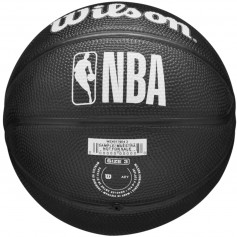 Wilson Team Tribute Mini Μπάλα Μπάσκετ Outdoor WZ4017604XB Brooklyn Nets
