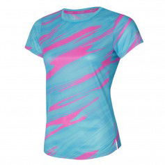 Mizuno Dry Aeroflow Graphic TeeW J2GAA21023 Τυρκουάζ