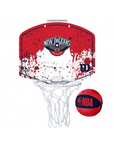 Wilson Παιδική Μπασκέτα Εξωτερικού χώρου Τοίχου με Μπάλα Team New Orleans Pelicans WTBA1302NOP