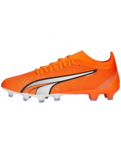 Puma Ultra Match FG/AG 107217-01 Χαμηλά Ποδοσφαιρικά Παπούτσια με Τάπες Πορτοκαλί