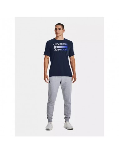 Under Armour Team Issue Wordmark Ανδρικό Αθλητικό T-shirt Κοντομάνικο Navy Μπλε 1329582-408