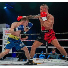 Yakimasport Yakima Sport Wolf 100524 Γάντια Πυγμαχίας από Συνθετικό Δέρμα για Αγώνα Κόκκινα