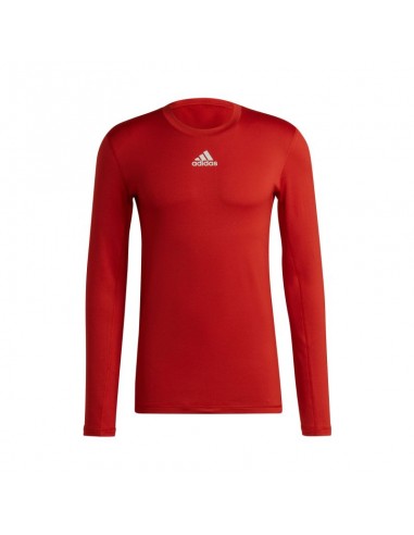 Adidas TechFit Warm Ανδρική Μπλούζα Μακρυμάνικη Κόκκινη H23126