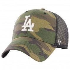 47 Brand Los Angeles Dodgers Branson Ανδρικό Jockey με Δίχτυ Πράσινο Camo B-CBRAN12GWP-CMD