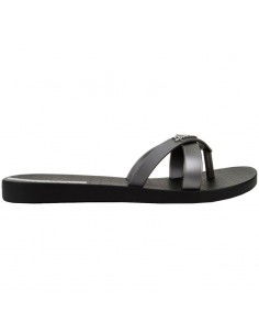 Ipanema Kirei Σαγιονάρες σε Μαύρο Χρώμα 780-20324 BLACK/SILVER 81805-24145