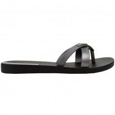 Ipanema Kirei Σαγιονάρες σε Μαύρο Χρώμα 780-20324 BLACK/SILVER 81805-24145