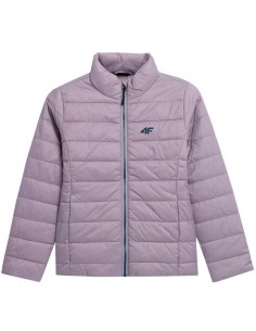 4F Παιδικό Casual Μπουφάν Κοντό Μωβ 4FJSS23TDJAF073-52S