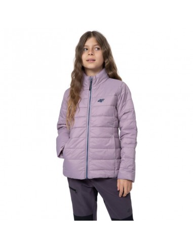 4F Παιδικό Casual Μπουφάν Κοντό Μωβ 4FJSS23TDJAF073-52S