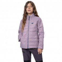 4F Παιδικό Casual Μπουφάν Κοντό Μωβ 4FJSS23TDJAF073-52S