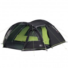 High Peak Mesos 4 Χειμερινή Σκηνή Camping Τούνελ Μαύρη με Διπλό Πανί για 4 Άτομα 360x240x130εκ. 11525