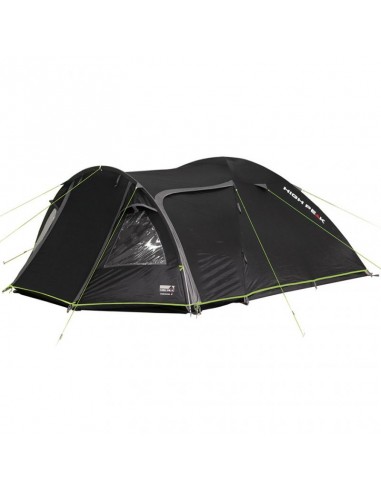 High Peak Mesos 4 Χειμερινή Σκηνή Camping Τούνελ Μαύρη με Διπλό Πανί για 4 Άτομα 360x240x130εκ. 11525