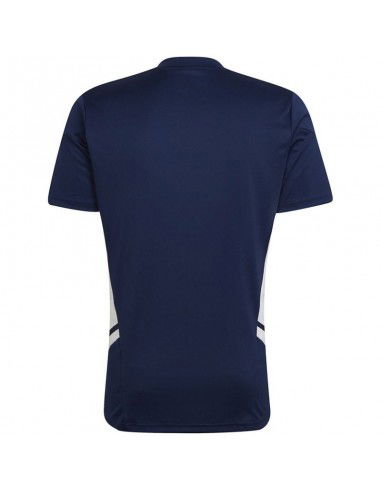 Adidas Condivo 22 Αθλητικό Ανδρικό T-shirt Navy Μπλε με Λογότυπο HA6291
