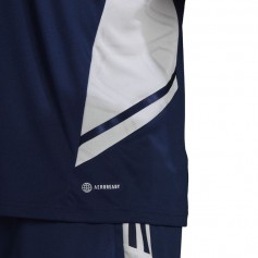 Adidas Condivo 22 Αθλητικό Ανδρικό T-shirt Navy Μπλε με Λογότυπο HA6291